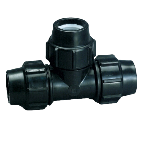 Compression Fitting 90 Degree Tee