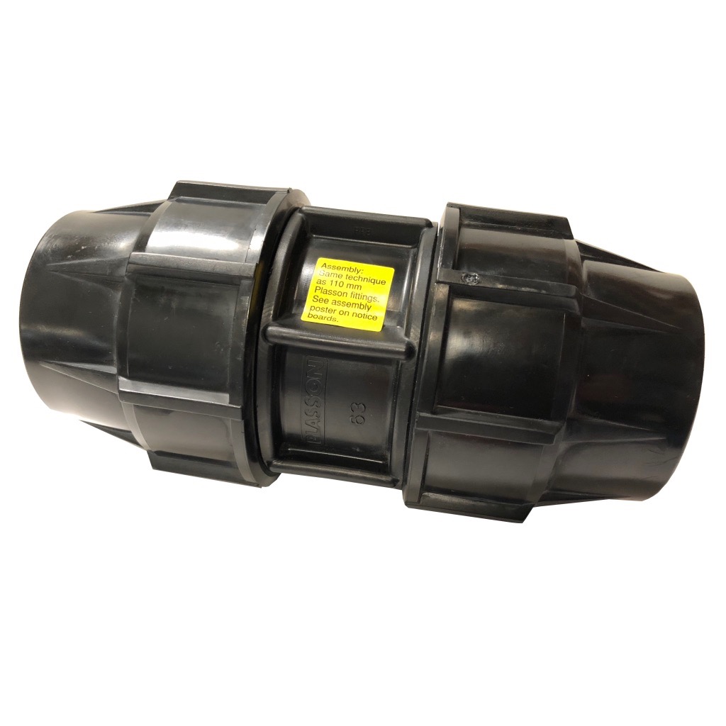 Poly Compression Fitting 63mm Joiner